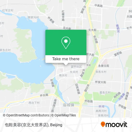 包鞋美容(京北大世界店) map