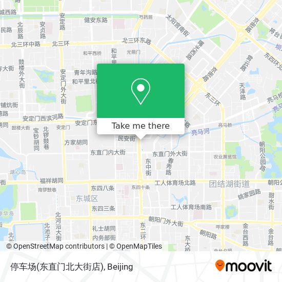 停车场(东直门北大街店) map
