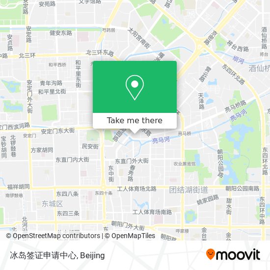 冰岛签证申请中心 map