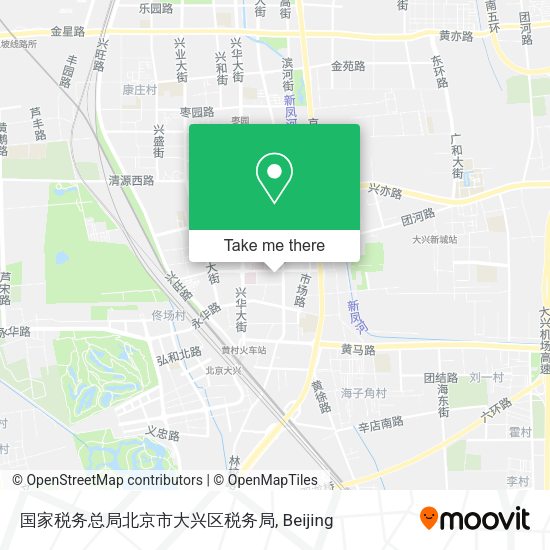 国家税务总局北京市大兴区税务局 map