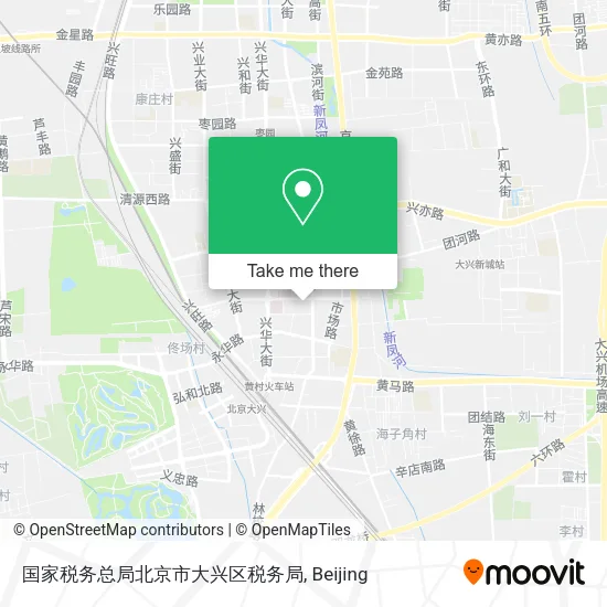 国家税务总局北京市大兴区税务局 map