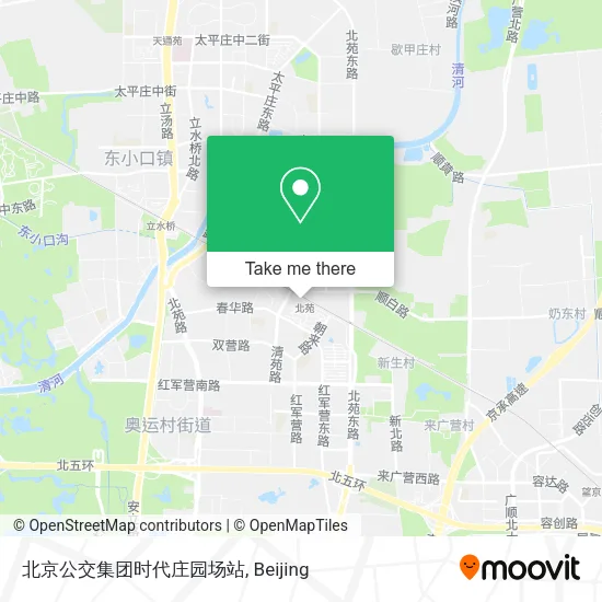 北京公交集团时代庄园场站 map