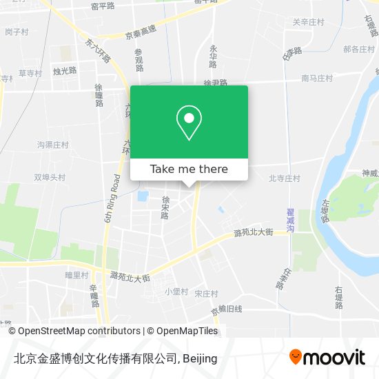 北京金盛博创文化传播有限公司 map
