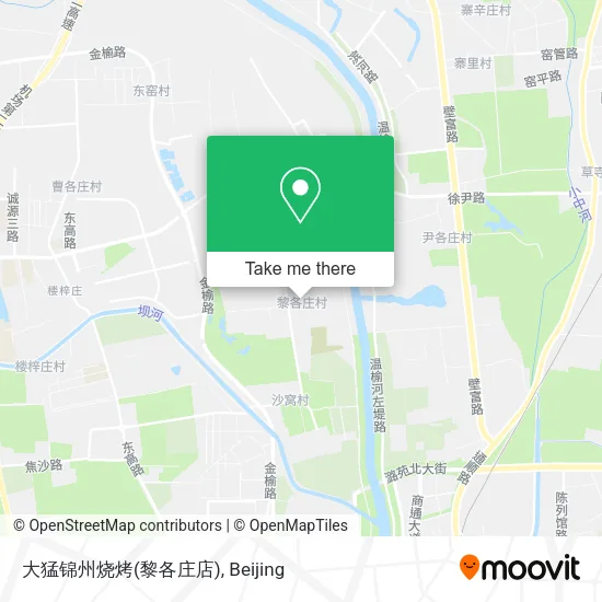大猛锦州烧烤(黎各庄店) map
