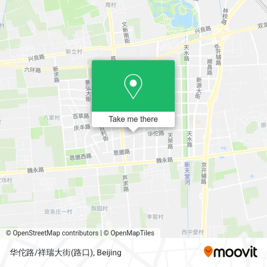 华佗路/祥瑞大街(路口) map