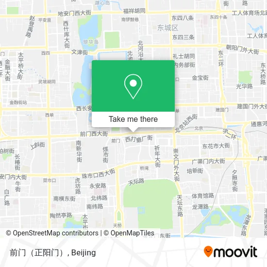 前门（正阳门） map