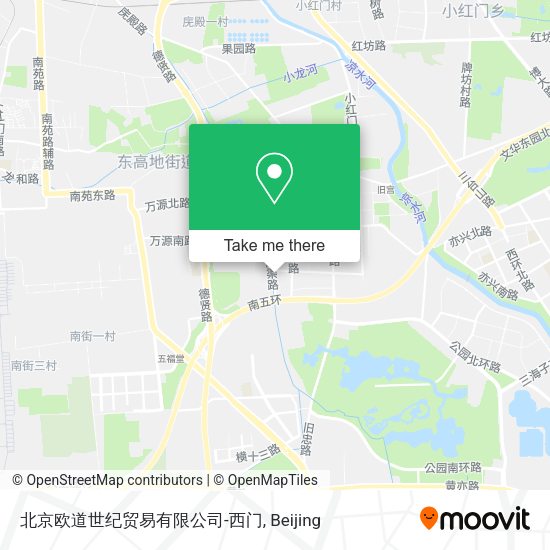 北京欧道世纪贸易有限公司-西门 map