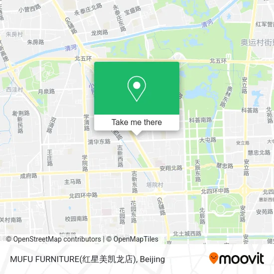 MUFU FURNITURE(红星美凯龙店) map