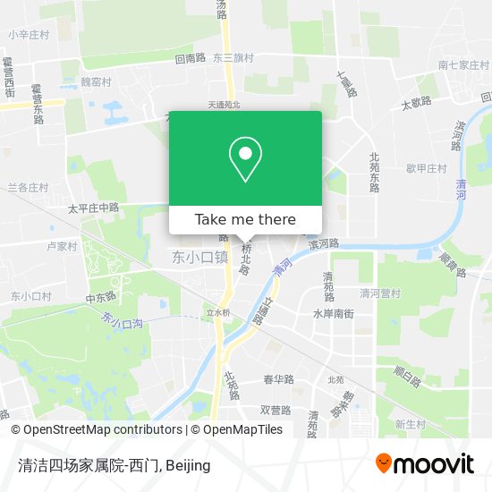 清洁四场家属院-西门 map
