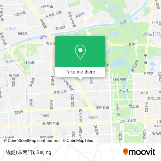 锐健(东南门) map