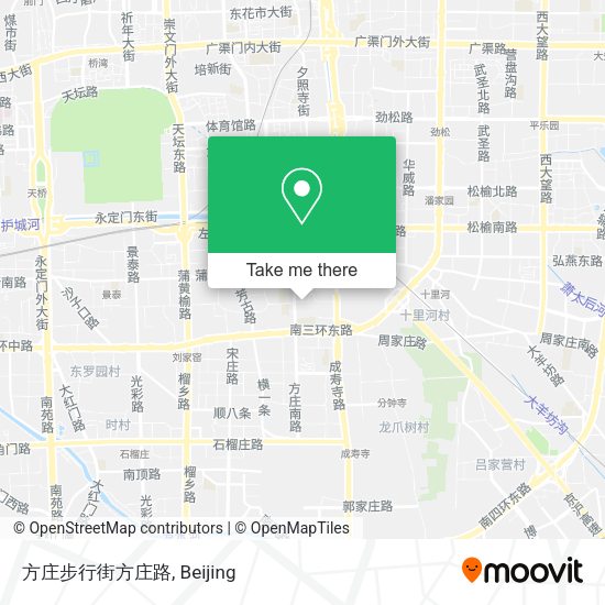 方庄步行街方庄路 map