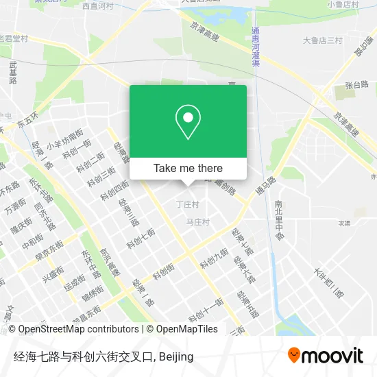 经海七路与科创六街交叉口 map