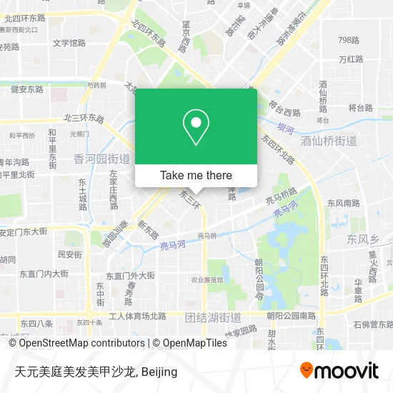天元美庭美发美甲沙龙 map