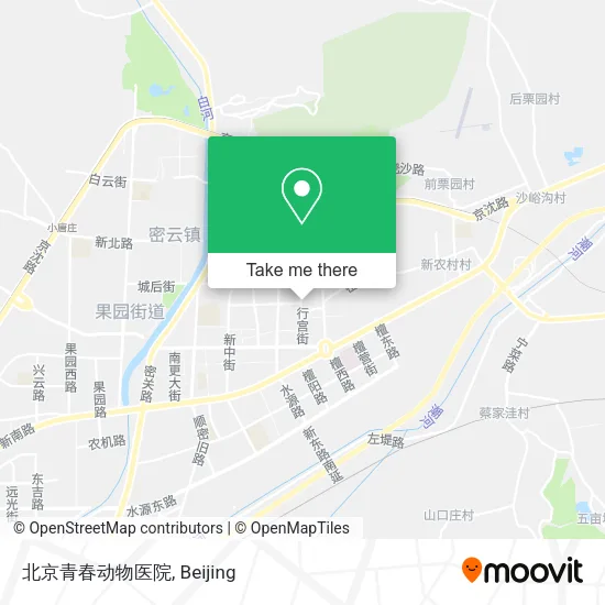北京青春动物医院 map