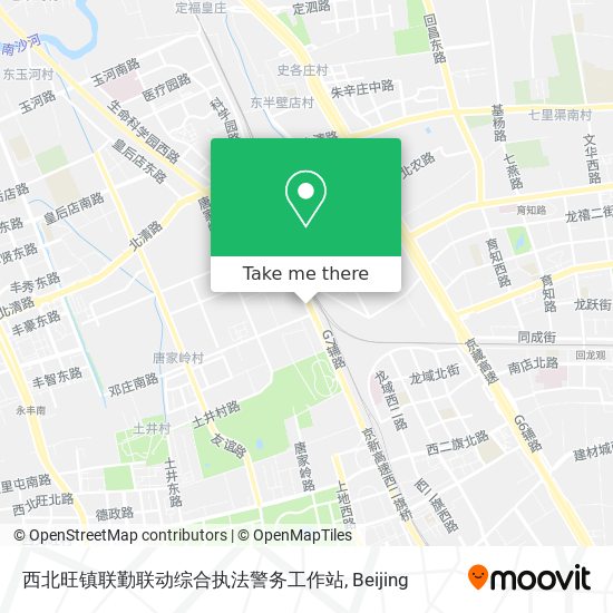 西北旺镇联勤联动综合执法警务工作站 map
