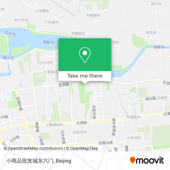 小商品批发城东六门 map