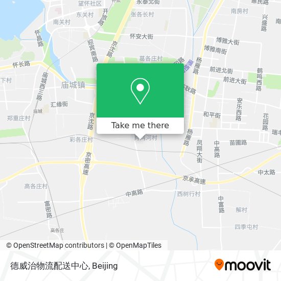 德威治物流配送中心 map