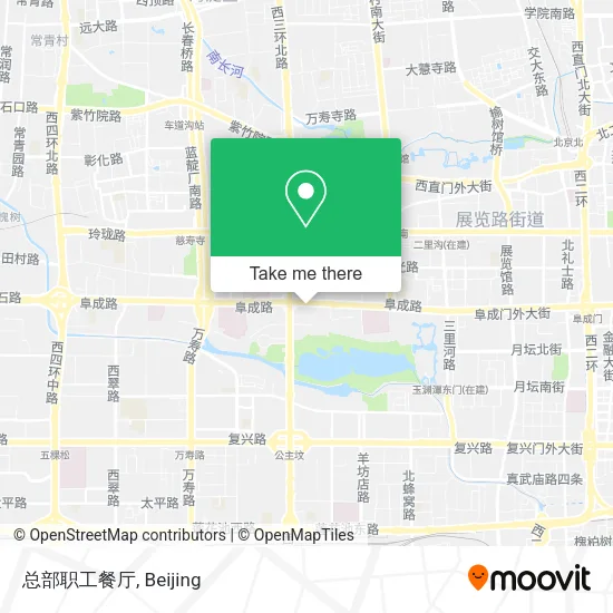 总部职工餐厅 map