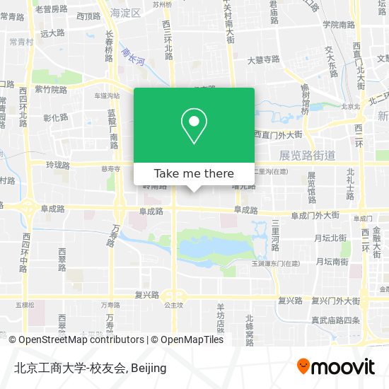 北京工商大学-校友会 map