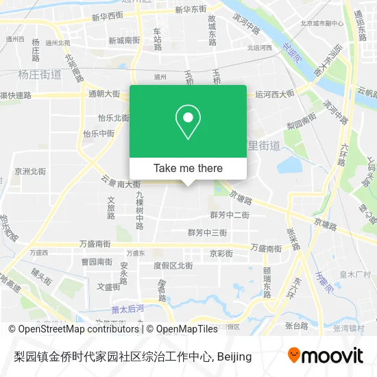 梨园镇金侨时代家园社区综治工作中心 map