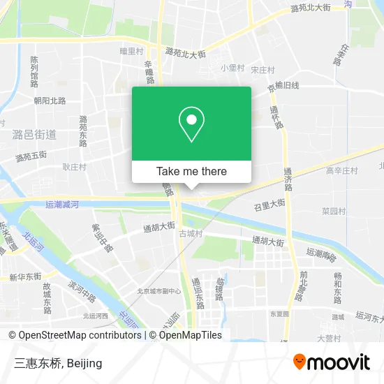 三惠东桥 map