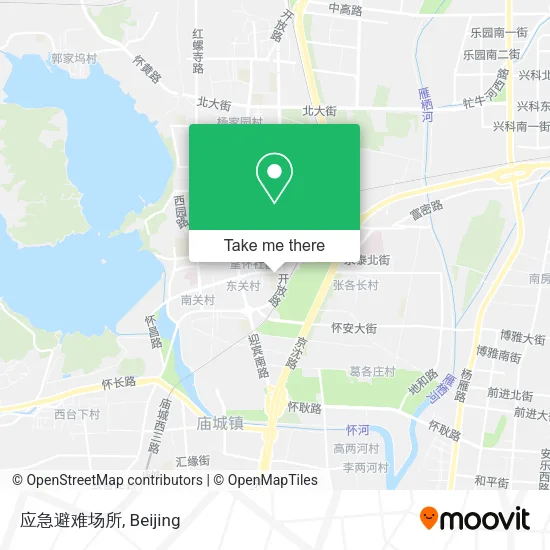 应急避难场所 map