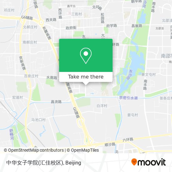 中华女子学院(汇佳校区) map