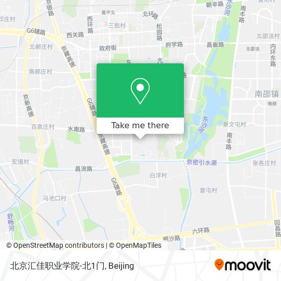 北京汇佳职业学院-北1门 map