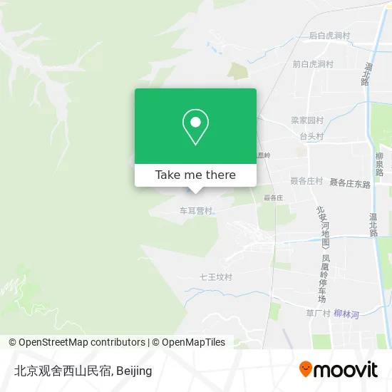 北京观舍西山民宿 map
