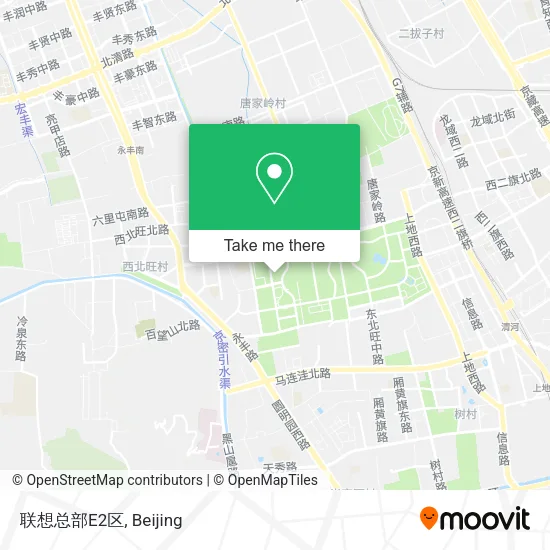 联想总部E2区 map