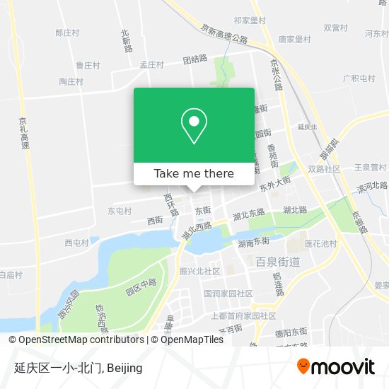 延庆区一小-北门 map