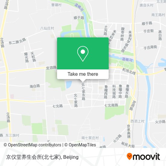 京仪堂养生会所(北七家) map
