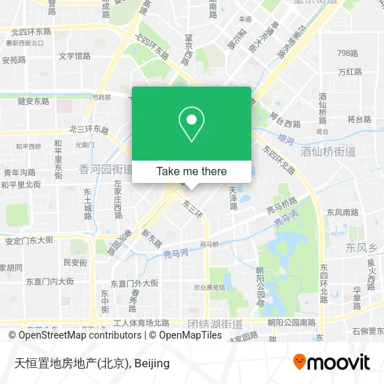 天恒置地房地产(北京) map