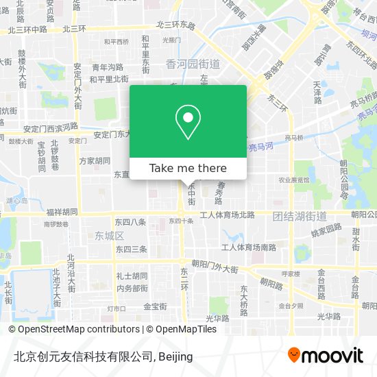 北京创元友信科技有限公司 map