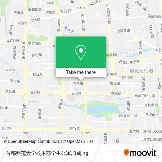 首都师范大学校本部学生公寓 map