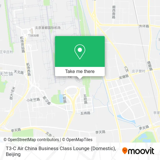 T3-C Air China Business Class Lounge (Domestic) map