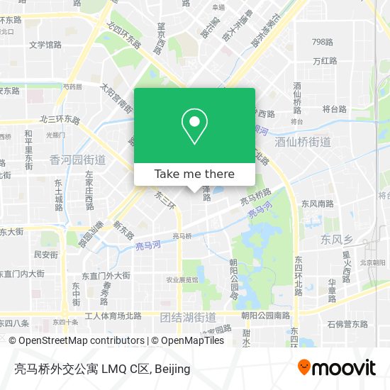 亮马桥外交公寓 LMQ C区 map