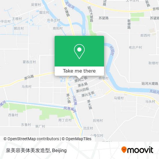 泉美容美体美发造型 map
