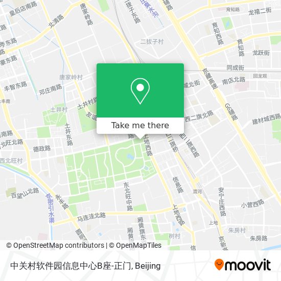 中关村软件园信息中心B座-正门 map