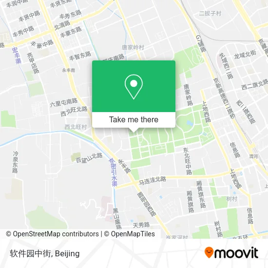 软件园中街 map