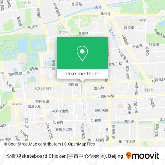 滑板鸡skateboard  Chicken(宇宙中心创始店) map