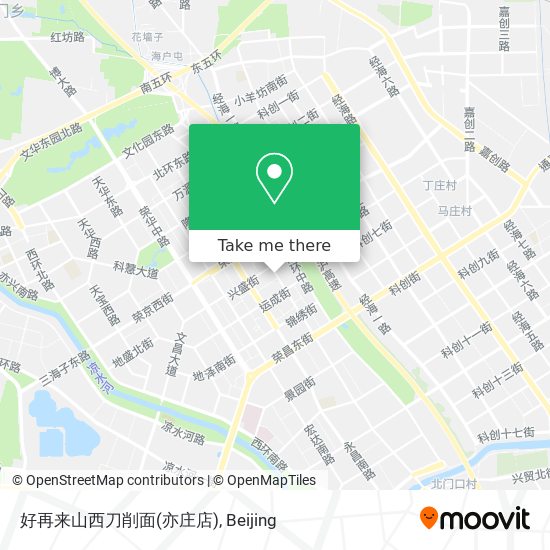 好再来山西刀削面(亦庄店) map