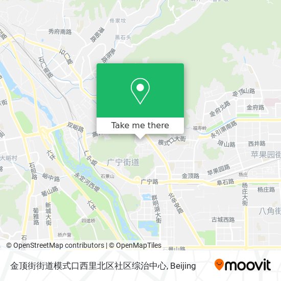 金顶街街道模式口西里北区社区综治中心 map