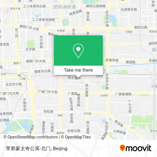 苹果蒙太奇公寓-北门 map