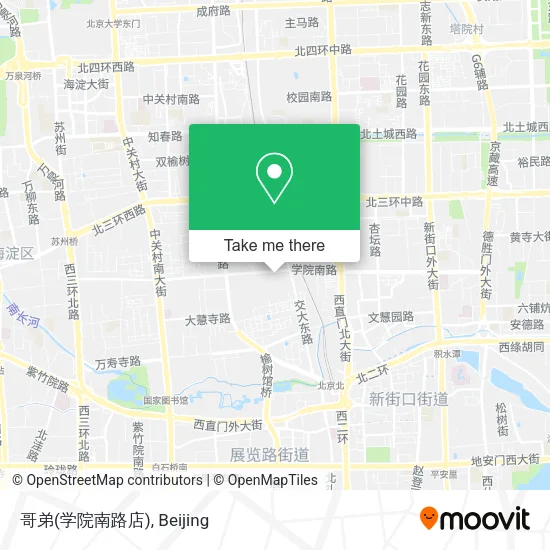 哥弟(学院南路店) map