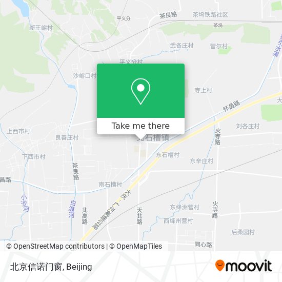 北京信诺门窗 map
