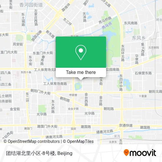 团结湖北里小区-8号楼 map
