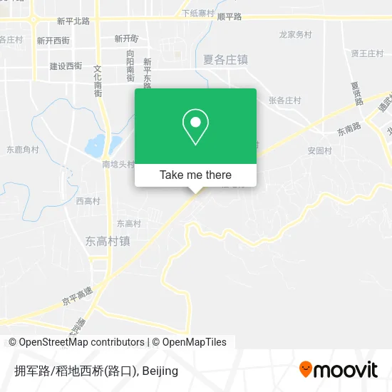 拥军路/稻地西桥(路口) map