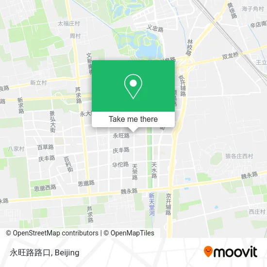 永旺路路口 map