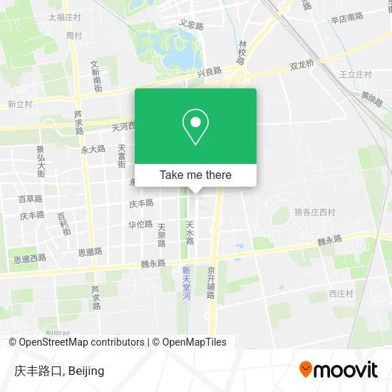 庆丰路口 map